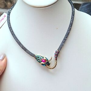 NWT Betsy Johnson snake choker necklace Hard One to find